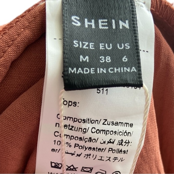 SHEIN WOMEN’S REDWOOD CROP TOP SIZE M - Picture 5 of 5